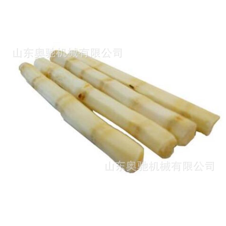 供应甘蔗削皮切断机 全自动甘蔗去皮分段机 超市水果店甘蔗剥皮机