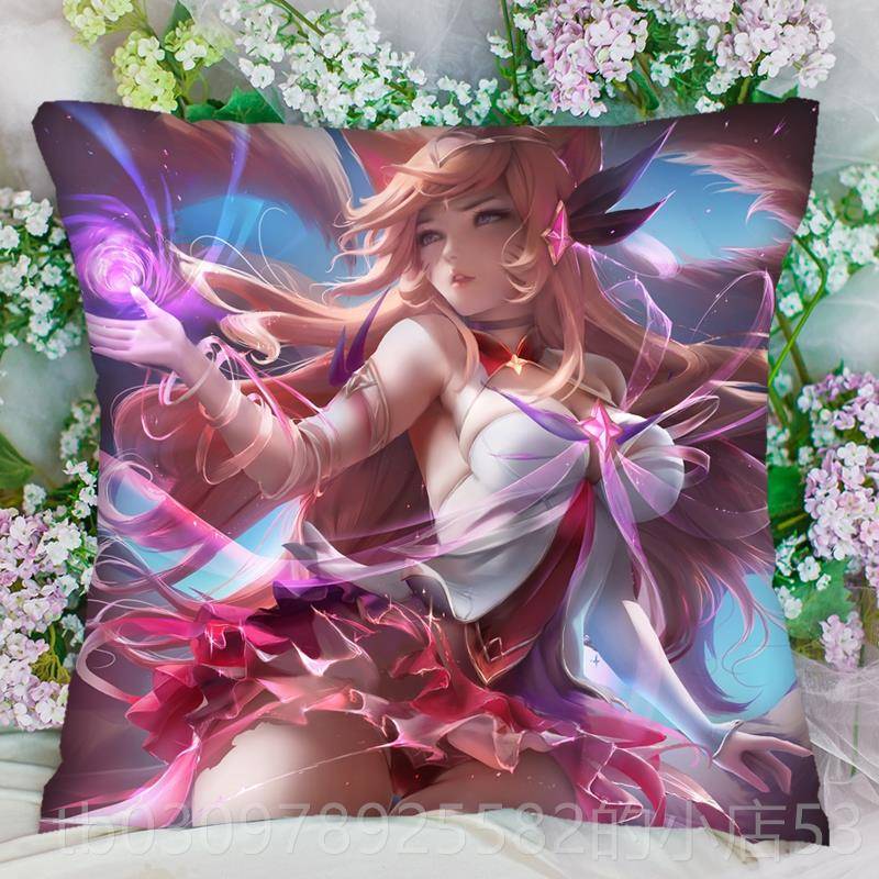 高档动方形抱漫靠枕蕾姆狂三八重樱d三玖FGO汽车枕坐垫睡枕周边iy