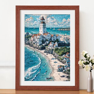 拼图相框1000片70x50*75一千块500片300定制420x297mm放平图画框