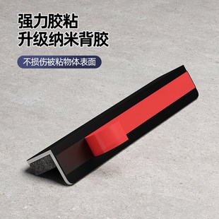 玻璃门挡防撞减震固定器单向推拉门限位器阻门器止晃摆 L型挡门器