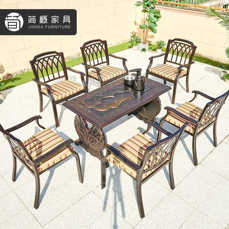 休闲庭院铸铝桌椅别墅花园防水防晒家具茶台椅子组合酒店民宿桌椅,3C数码配件,摄像机配件,淘宝优惠券,粉丝福利购,淘宝优惠卷