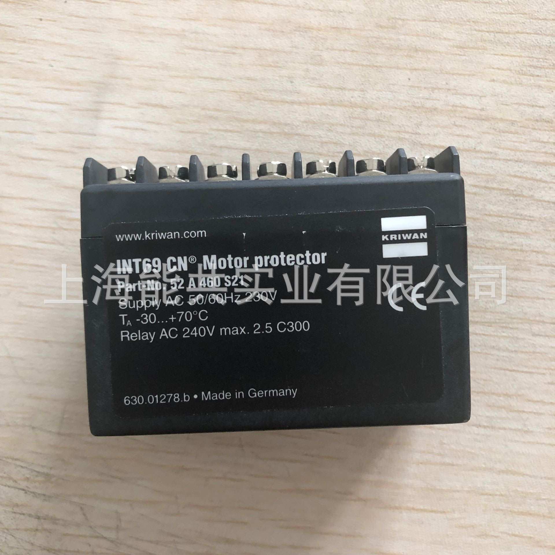 KRIWAN INT69CN 压缩机保护模块电机保护器52A120S10模块控制器