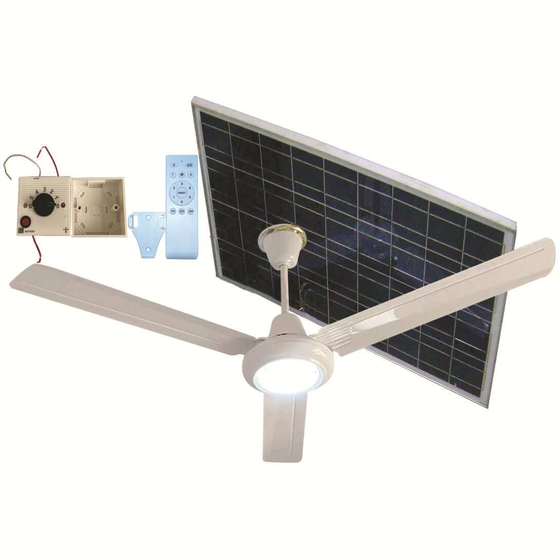 12V 蓄电池 太阳能 solar dc 宽电压 56寸 直流 应急  带灯吊扇