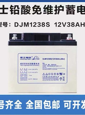 理士蓄电池DJM1238S电瓶12V38AH太阳能UPS电源直流屏EPS电厂