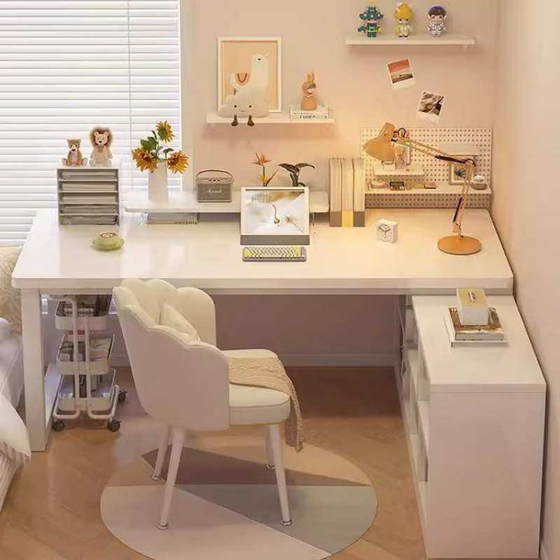 转角书桌书架一体写字桌工作台卧室办公桌l型书桌学生家用电脑桌,3C数码配件,摄像机配件,淘宝优惠券,粉丝福利购,淘宝优惠卷
