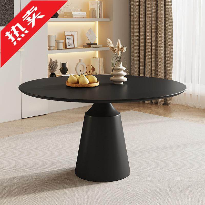 岩板圆形餐桌家用小户型极简纯黑圆桌带转盘纯白饭桌恰谈桌桌,玩具/童车/益智/积木/模型,毛绒/玩偶/公仔/布艺类玩具,淘宝优惠券,粉丝福利购,淘宝优惠卷