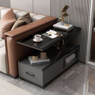 轻简约物几床头板岩柜桌子奢小桌子柜茶几沙发储边收纳沙发小桌客