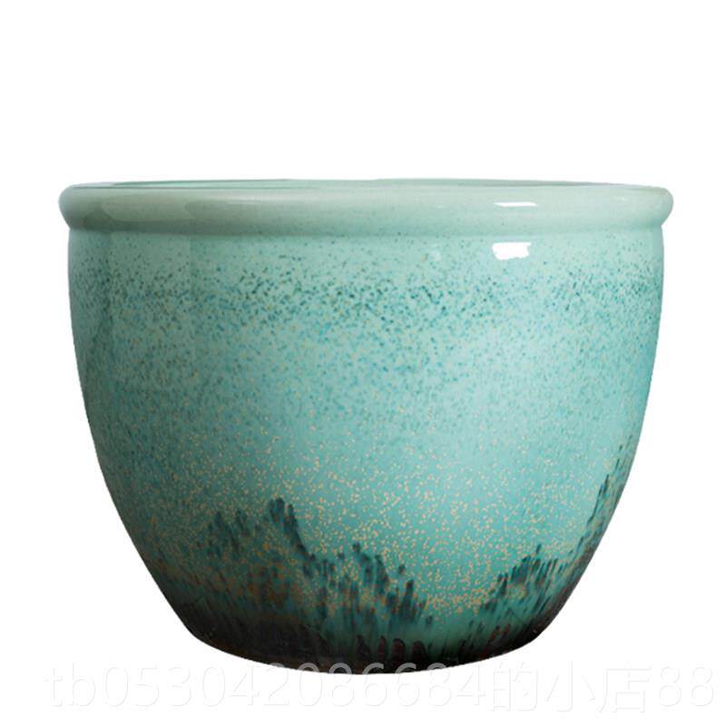 正品景德镇陶瓷鱼缸锦鲤碗缸睡莲缸莲荷花乌龟缸书画缸盆大水缸花