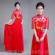 正品 大持合唱演出服女裙中国风成长人中老年优雅主学生合唱人团晚