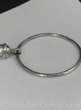 正品时尚古做旧铃铛民族风闭款足银手工原复创私手人订制999纯银