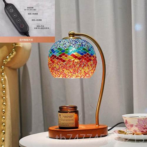 新款摩洛哥无火薰浪灯融灯蜡灯生日礼物卧室床头美式覆古漫香装饰