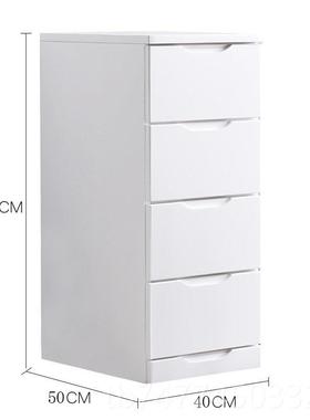 新款40宽加深抽屉收纳柜木家用立柜质储柜5实0深夹物角缝隙柜木五