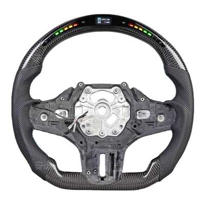 适用于宝马G20G21G22F40碳纤维LED汽车运动方向盘改装总成