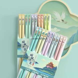 筷子不发霉一人一筷家庭防滑防霉家用合金快子新款耐高温