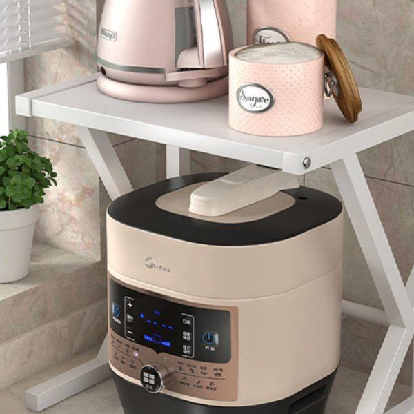 厨房可伸缩微波炉架子置物架多功能家用台面电饭锅烤箱收纳支架,厨房/烹饪用具,微波炉置物架,淘宝优惠券,粉丝福利购,淘宝优惠卷