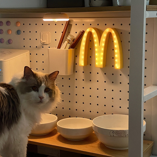 猫砂盆上方置物架柜小猫食堂宠物用品狗粮罐头阳台铁艺多层收纳架