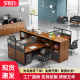 双人员工财务办公桌卡座工位职员办公桌椅组合办公桌子家具办公室