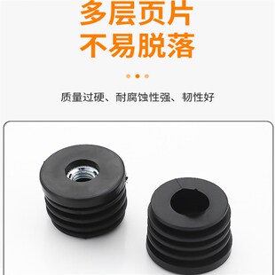 圆管塞螺母塞方管堵塞头可调节螺丝脚垫增高神器桌椅子管盖帽胶塞