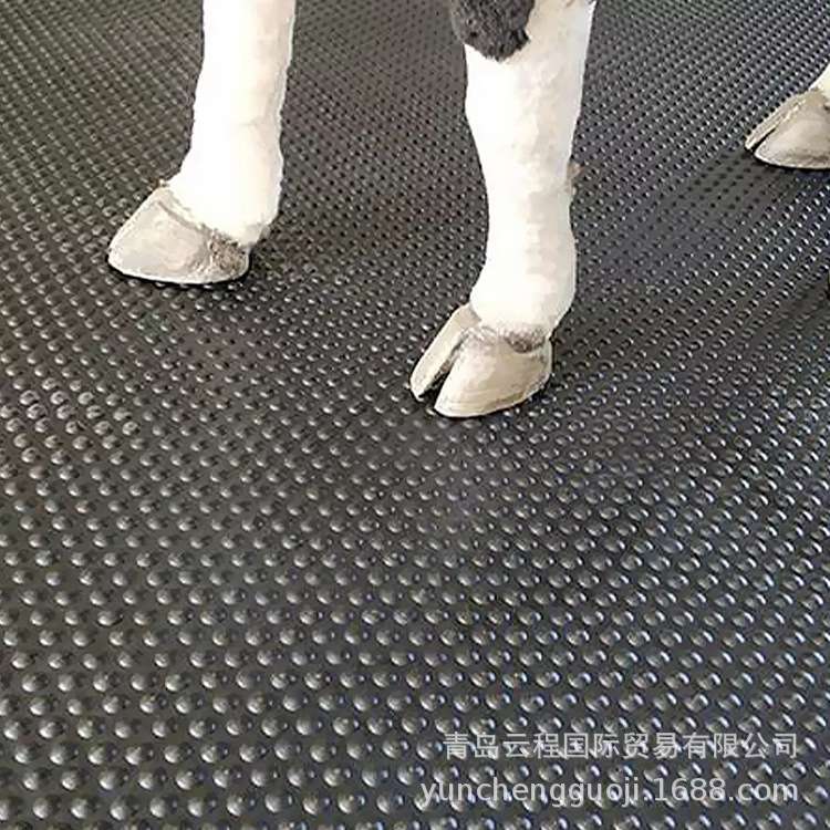 牛马猪羊鹿保护肢蹄防滑耐磨橡胶垫 猪舍牛棚马厩动物园专用胶板