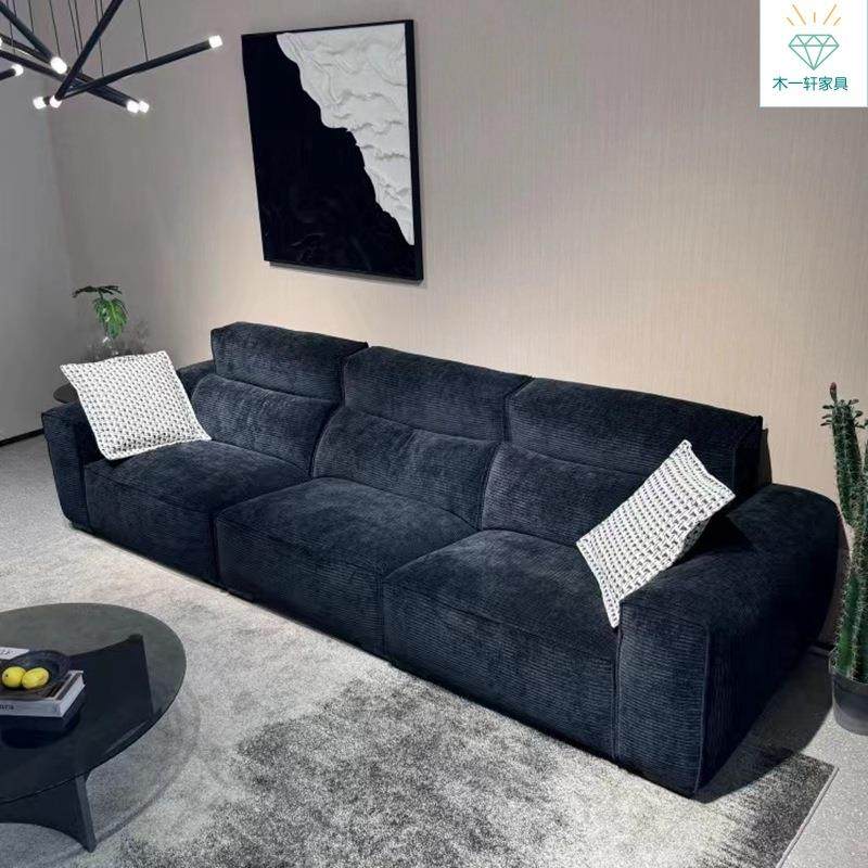 意式极简灯芯绒沙发客厅直排三人位复古黑色大小户型豆腐块沙发,玩具/童车/益智/积木/模型,毛绒/玩偶/公仔/布艺类玩具,淘宝优惠券,粉丝福利购,淘宝优惠卷