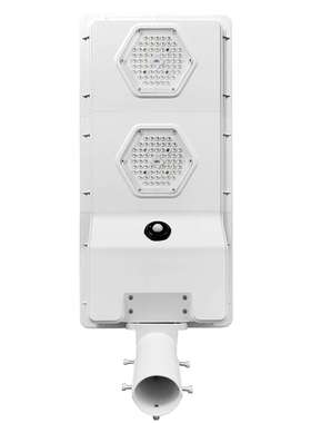 50W2个头LED模组太阳能路灯户外防水5-6米灯杆新农村工程道路照明