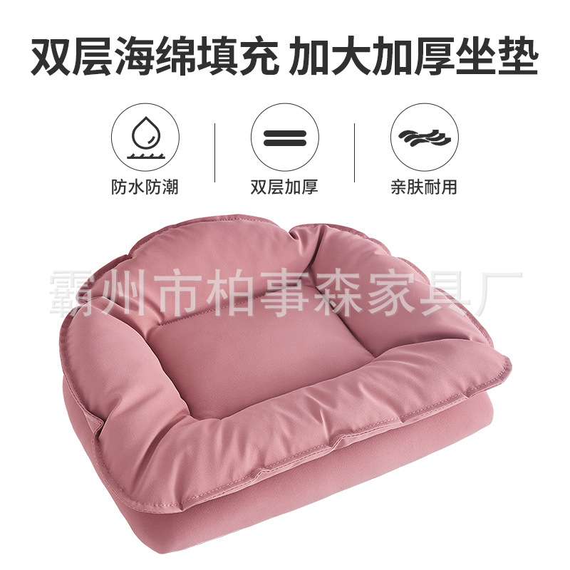 升降美甲椅轻奢吧台椅旋转高脚圆盘酒吧椅带脚蹬滑轮靠背凳子