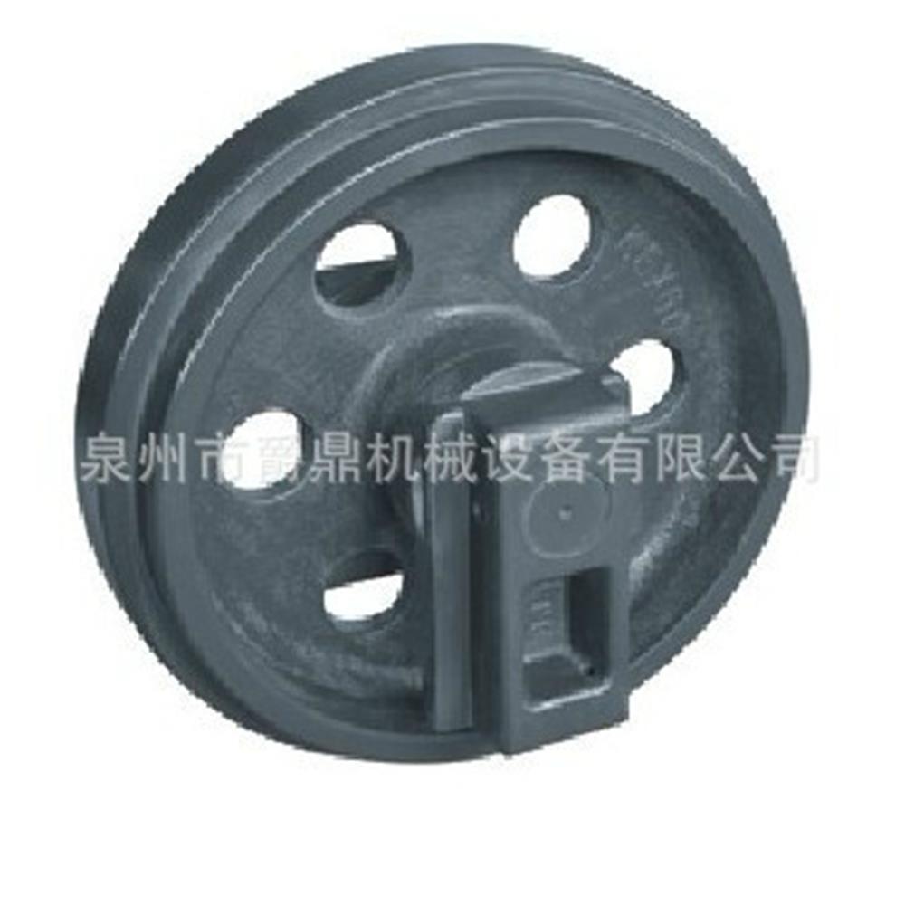 挖机底盘件EX55引导轮导向轮涨紧轮履带推土机供应
