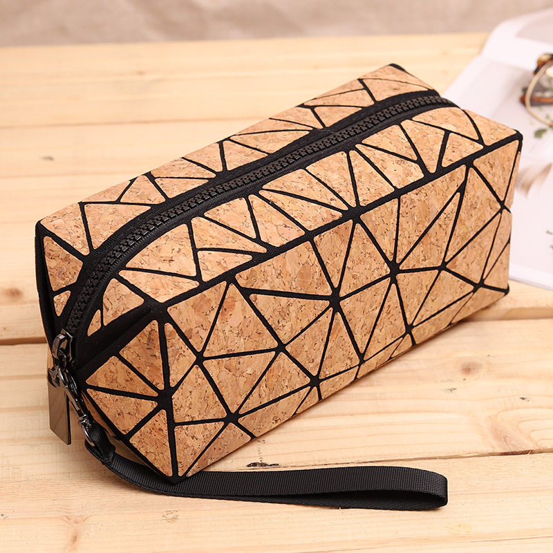 几何菱形镭射女士方形化妆包大容量PU木材折叠礼品拉链手拿包,箱包皮具/热销女包/男包,通用款女包,淘宝优惠券,粉丝福利购,淘宝优惠卷