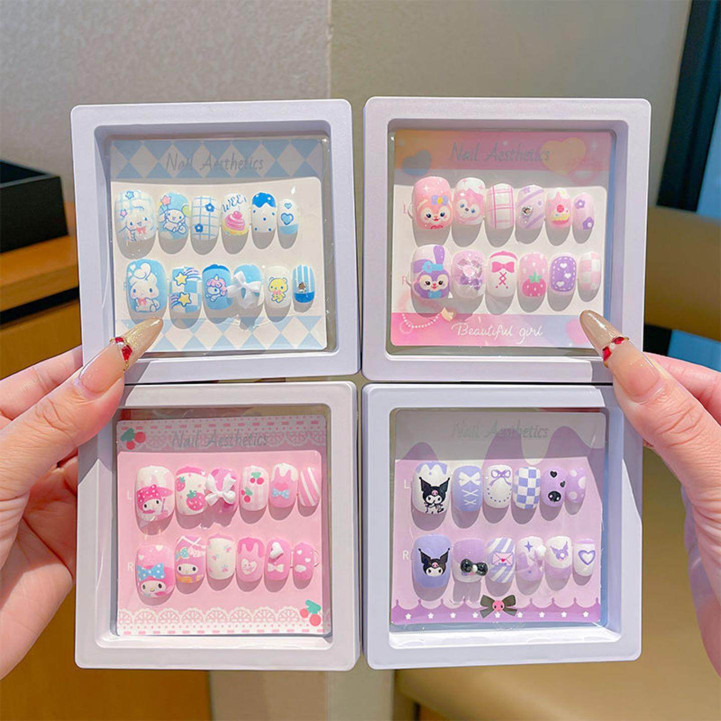 新款卡通库洛米儿童穿戴甲片果冻胶可拆卸美甲贴可爱公主幼儿园贴,玩具/童车/益智/积木/模型,儿童穿戴/装扮类玩具,淘宝优惠券,粉丝福利购,淘宝优惠卷