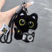 罗小黑小猫玩偶挂件可爱超萌新款 毛绒公仔钥匙扣学生书包包挂饰