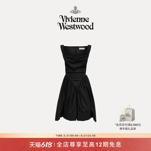 【新品】Vivienne Westwood西太后MINI SUNDAY无袖连衣裙1101039H