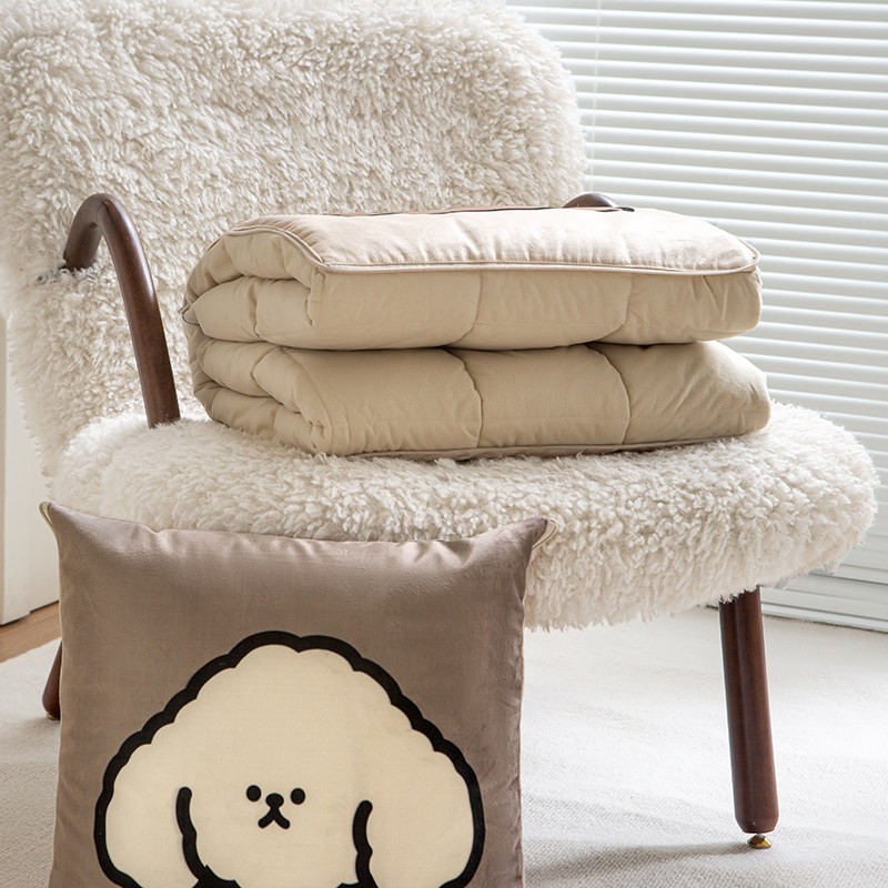 线条小狗抱枕被子二合一枕头毯子两用车载午睡被家用沙发空调,居家布艺,抱枕被,淘宝优惠券,粉丝福利购,淘宝优惠卷