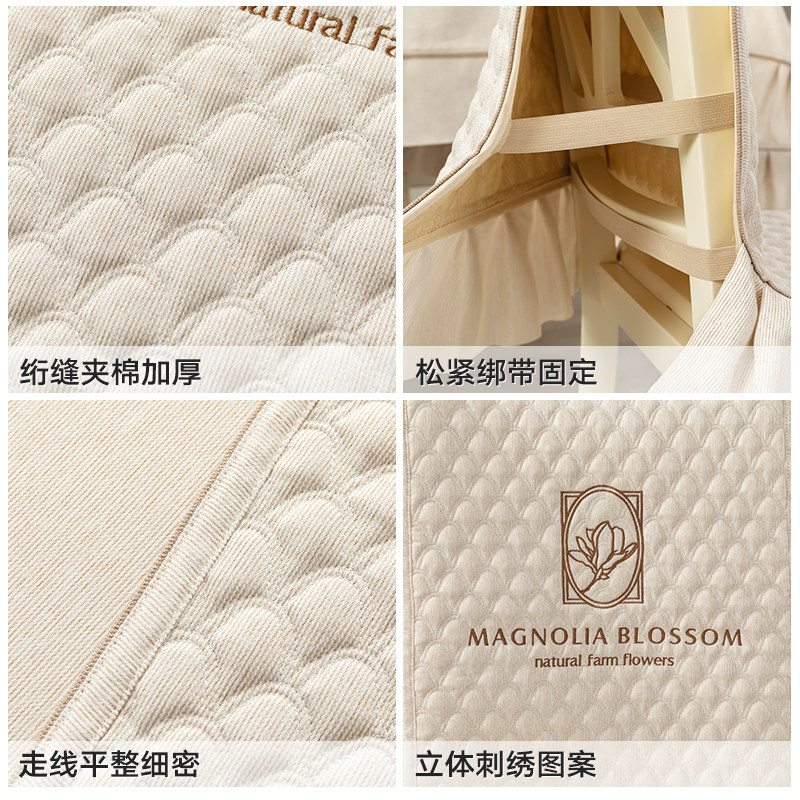 简约连体椅套椅垫套装一体式椅子套罩家用布艺餐桌椅凳子套罩桌布,居家布艺,椅套/椅垫,淘宝优惠券,粉丝福利购,淘宝优惠卷