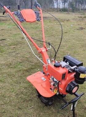 耕重OLZ柴冲油微机柴油耕地机四程除草庆多功能农用版旋耕机农具