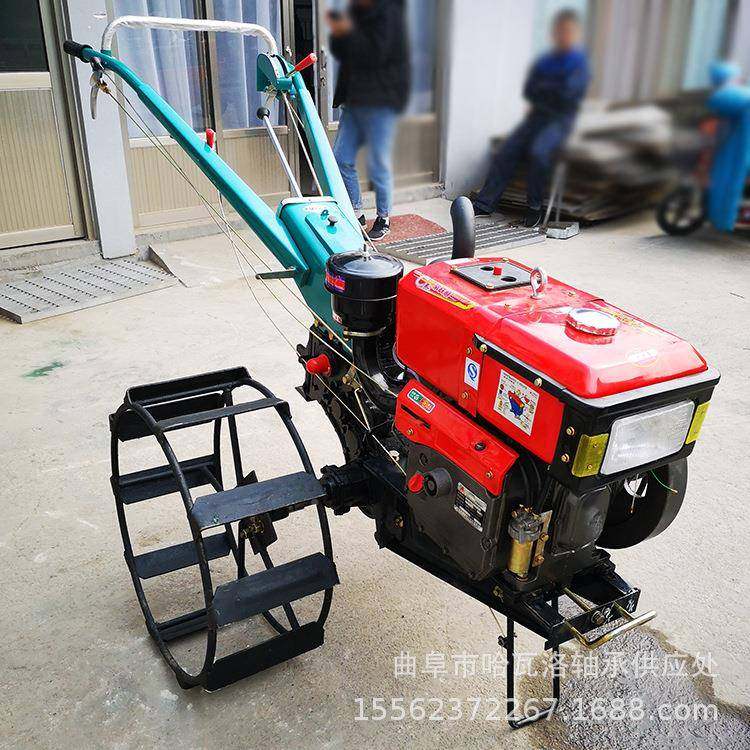 农田果园扶旋耕机地草莓大葱开沟机培土手小块耕地手扶GMS拖拉机