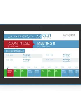 n10.1寸触摸广告851机四边带灯fpoe触摸体机会议预c约一屏门口屏