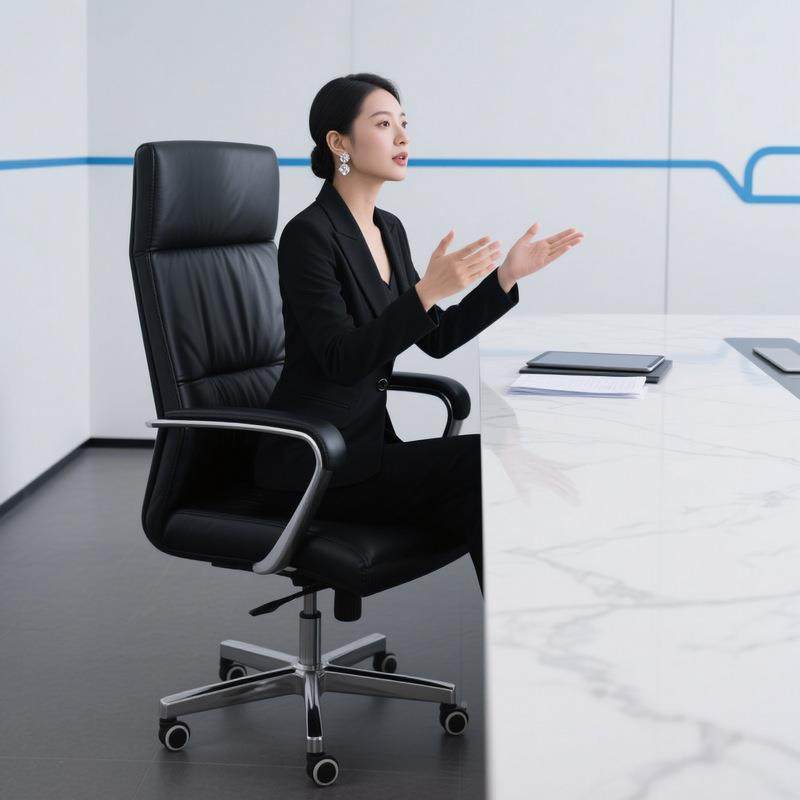 可升降办简电约老板子家用躺办椅公椅可会议总裁座椅豪华商务脑椅