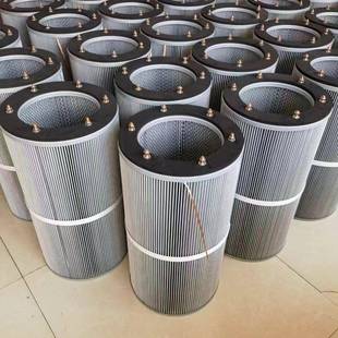 三螺杆芯吊装 滤粉除尘滤工业喷QCF砂机吸尘器尘滤筒聚酯纤维六螺