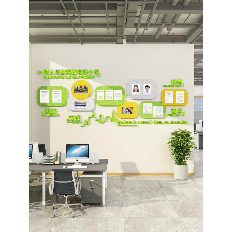 毛办公室墙面装E10050-B饰企业文板化公告栏展示板会议室置毡墙贴,家居饰品,软装墙贴,淘宝优惠券,粉丝福利购,淘宝优惠卷
