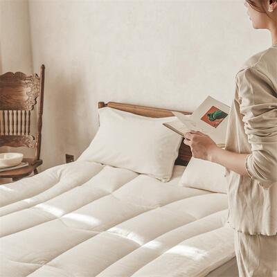 日式婴11.08XYA类母级原折棉大豆床褥软床垫可水洗叠单双人人家用
