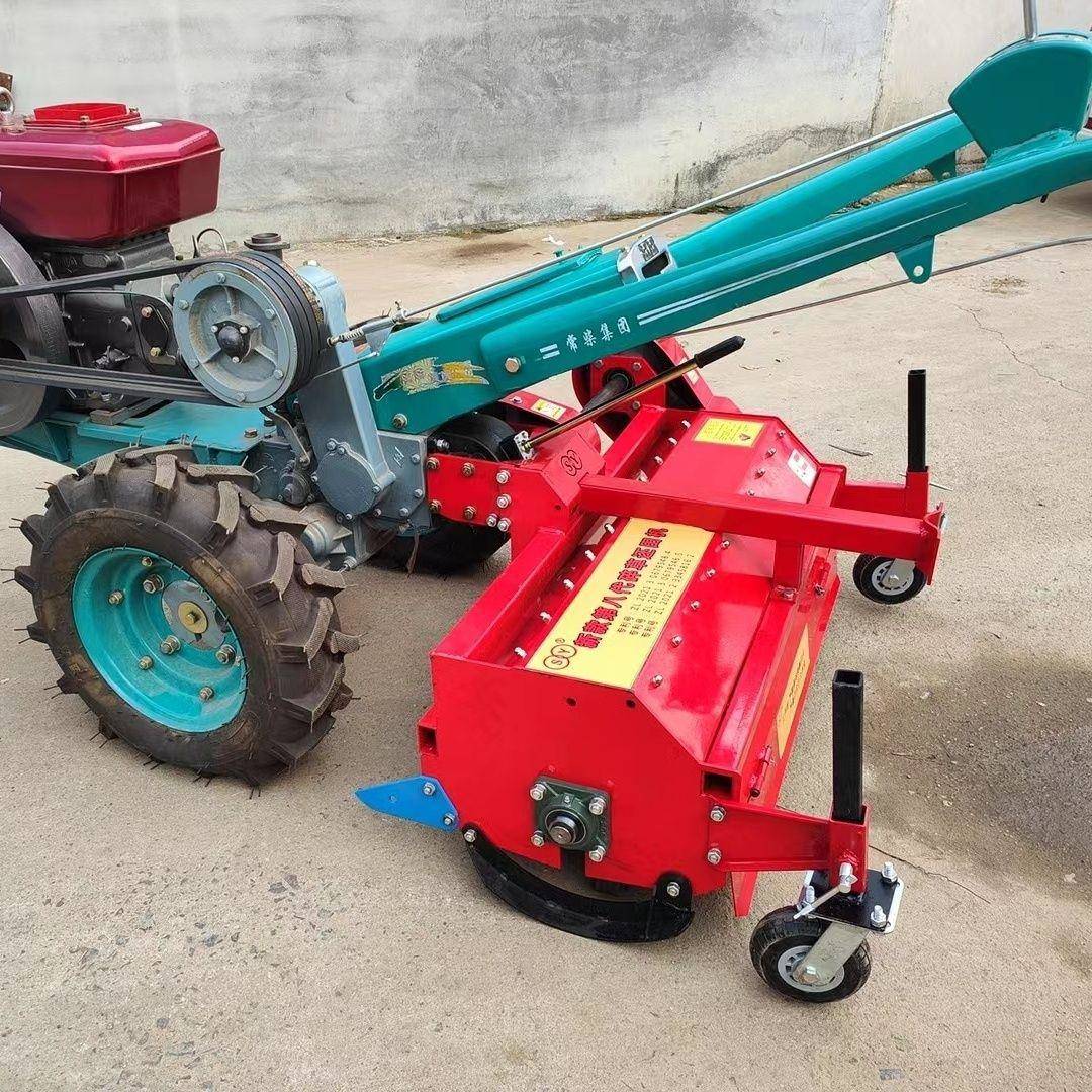 手扶履带机带秸秆还田机碎草秸秆田还机粉玉秸米秸秆还LKC田机秆