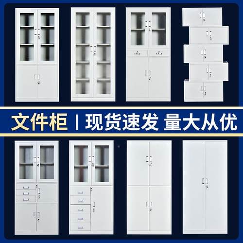 钢制06325文件办公室档案柜柜资料柜凭证柜柜员储工物带锁更衣柜