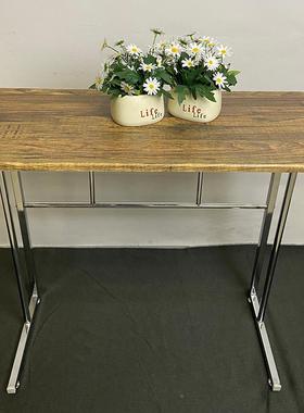 小户型OLC电脑桌复风古简易移动床边书桌客家厅用字板电一脑桌子