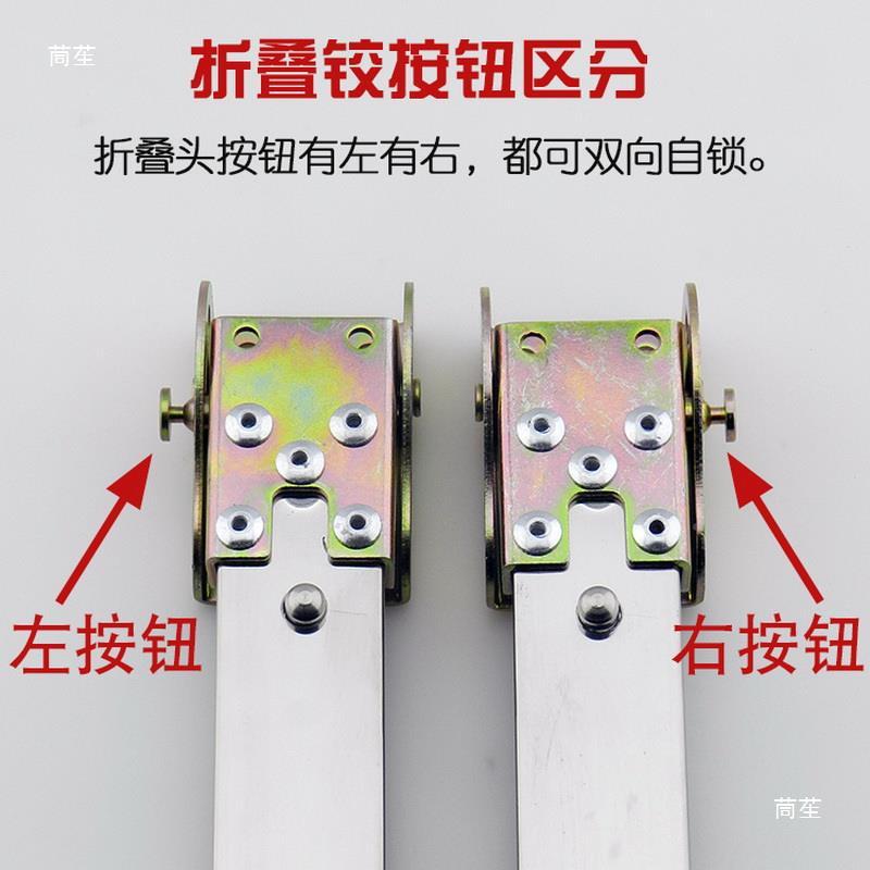 不锈钢支可调脚折叠吧台桌脚柱卡式DIY-1调伸缩脚升降腿撑柱架速