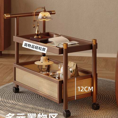 沙发边几客小厅家用可移动985茶几小桌子头侧边柜推置物架床车中