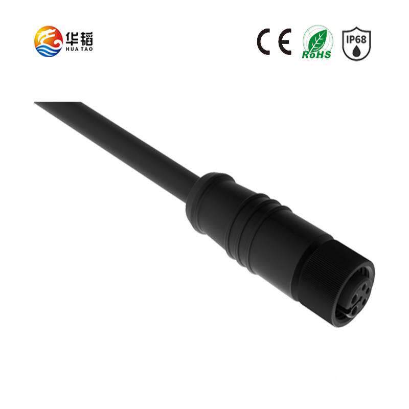 连器mBLO1八芯转RJ45接公母防水接头以太2网航空插头网线RJ45水晶