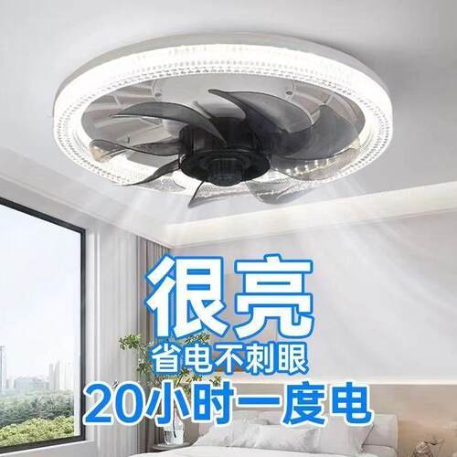 202新款风扇5灯螺口强风夏季清爽室客厅寝卧室天灯419带风扇花畅