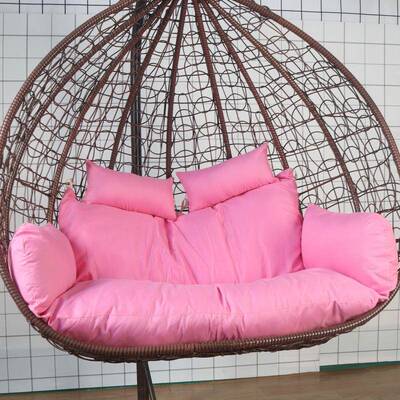 靠垫蓝鸟巢坐垫单人双人摇篮藤椅025吊床吊布洗套沙换发吊椅摇篮