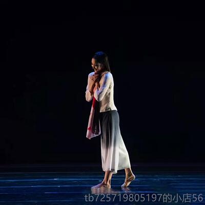 新款新款舞蹈服装朱演瑾红慧当代舞红棉女同款表服中国舞台演出服