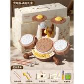 高档儿器者童架子鼓玩具1到3岁宝初学发光爵士鼓打鼓宝乐小孩玩